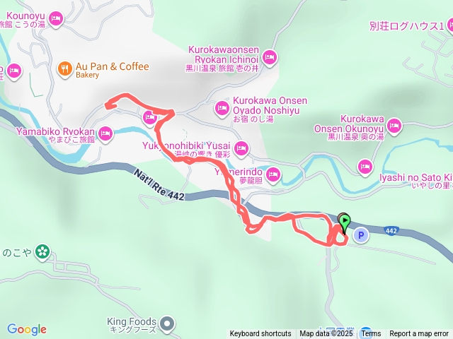 日本黑川溫泉老街步道預覽圖