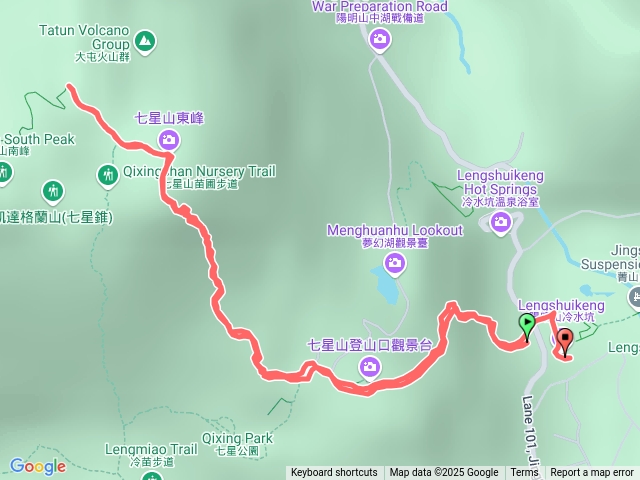 2025元旦登七星山