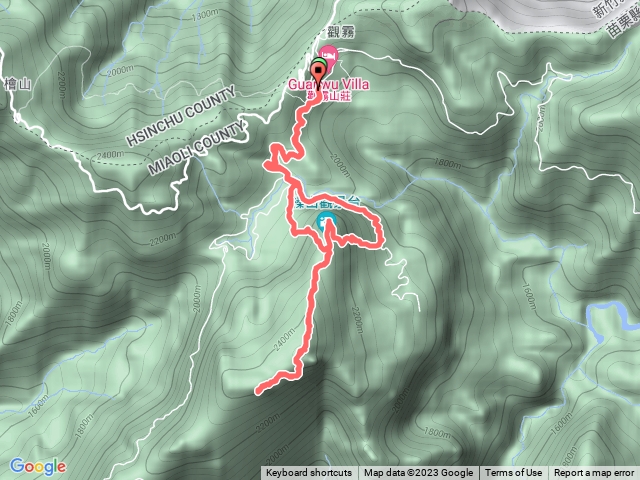 榛山步道加榛山主北峰