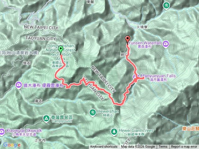 東滿步道-東眼山進