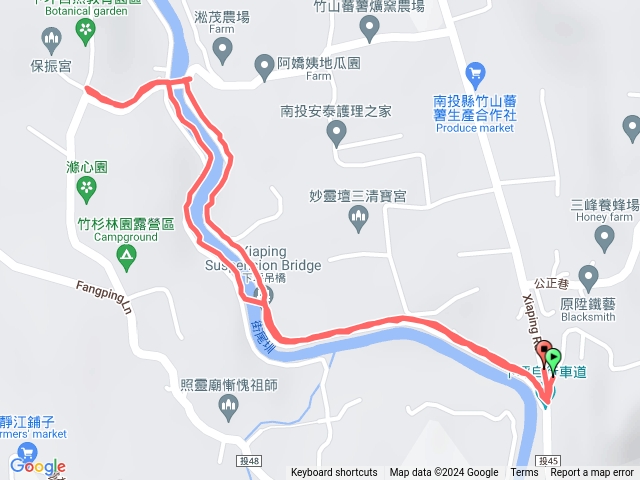 南投竹山下坪吊橋河岸步道20240727