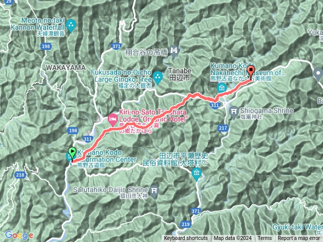 熊野古道中邊路day1 瀧尻王子-近露