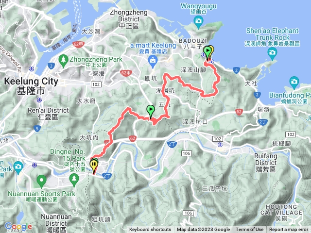 基隆天際線四腳亭八斗子