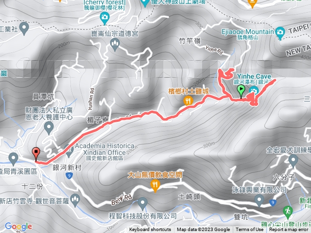 銀河洞越嶺步道接青立方回中生橋頭