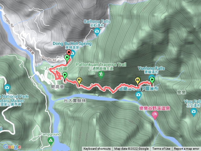 八通關古道-雲龍瀑布