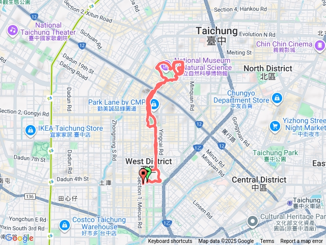 國美館、科博館、植物園來回