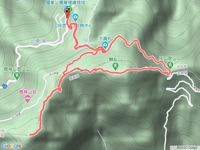 鹿林山、麟趾山O型走