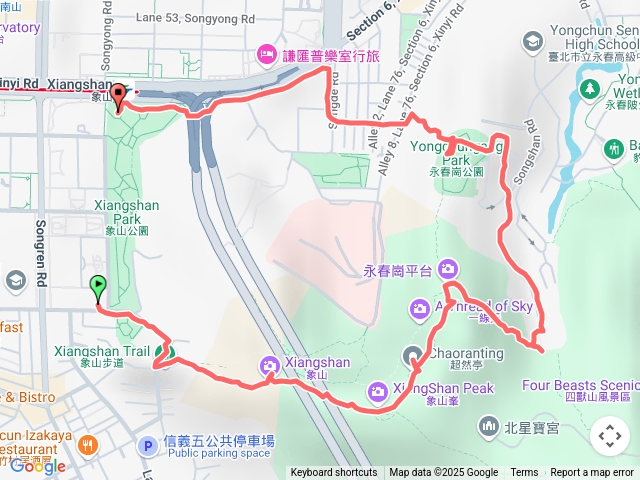 象山亂走看大佛（下永春岡-象山捷運站）