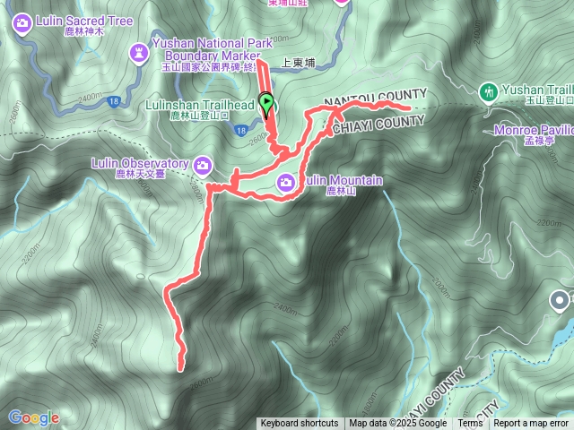 【塔塔加五連峰】