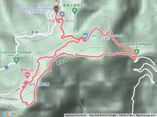 鹿林山+麟趾山o型