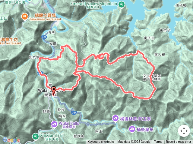 20250615 烏來-大桶-火燒樟-落鳳山8字型