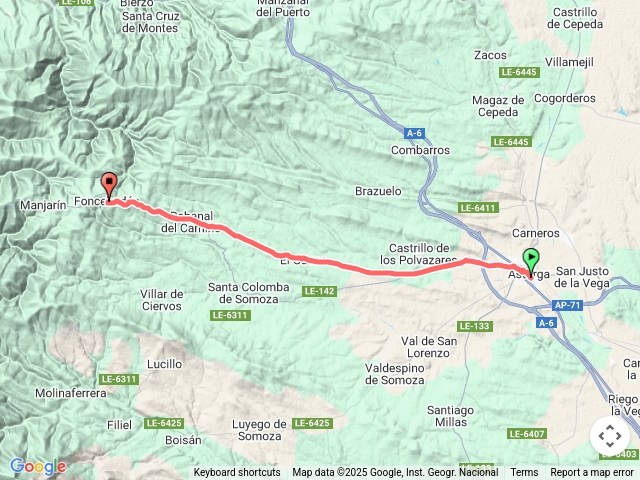 Camino:AstorgatoFoncebadon