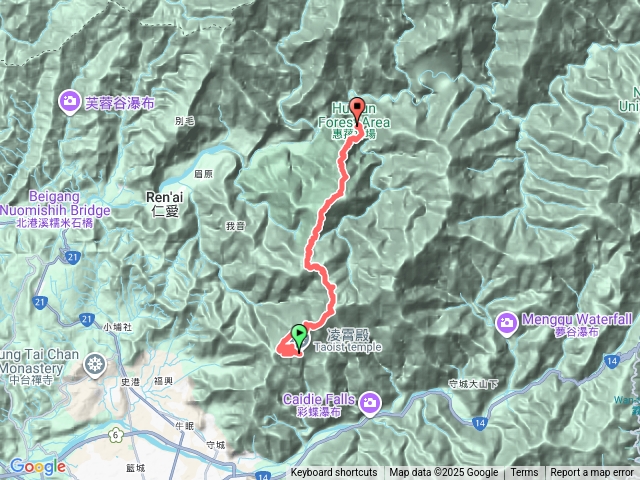 埔里六秀：凌霄殿-關刀山-丁字山-小出山-惠蓀林場（材哥）預覽圖