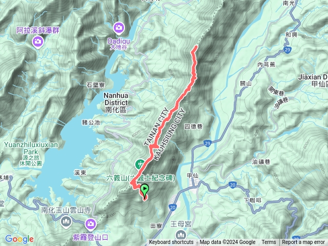 2024-11-17 烏山縱走北北段 六義山走阿里關山