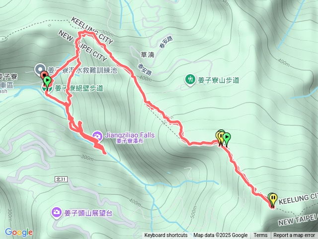 姜子寮山絕壁步道