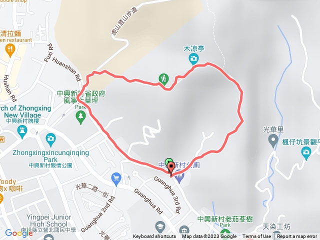 虎山步道心型走