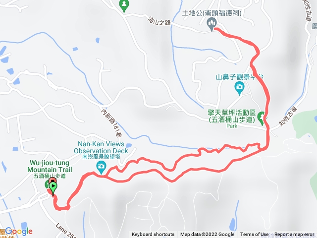 五酒桶山X+1 六福步道