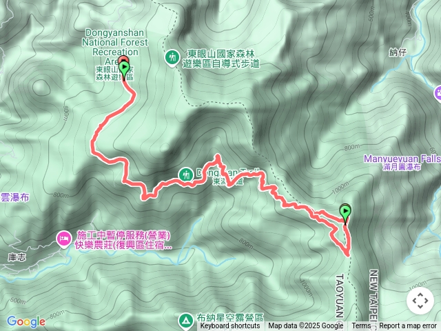 東滿步道3.2k接拉卡山