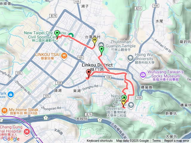老公崎步道桐花步道松柏嶺新林宮