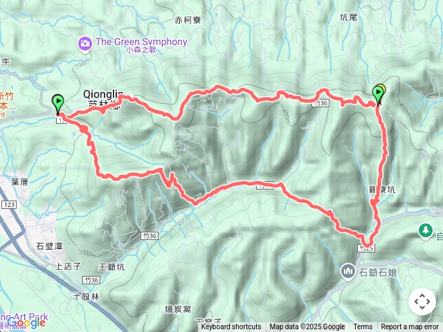 飛鳳山-鹿寮坑-王爺坑-大O健走