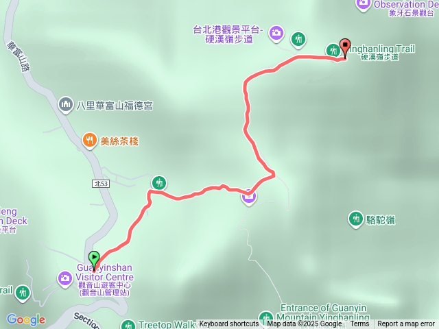 觀音山楓櫃斗湖步道預覽圖