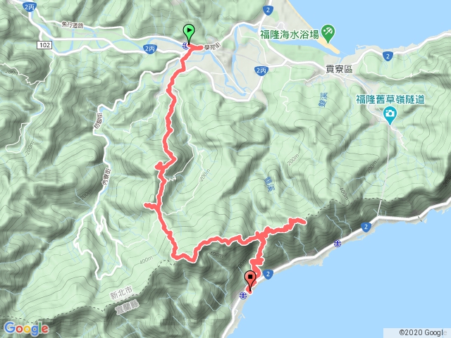 大嶺古道>大石壁坑山北峰>大石壁坑山>龍字碑>五酒桶山>灣坑頭山>草嶺山>虎字碑>桶盤崛尖>桶盤崛尖東峰連走7連峰 ##貢寮火車站起登、大里火車站完登