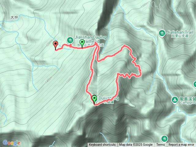 加里山大坪上杜鵑嶺