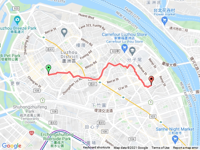 蘆洲光華到三重仁愛街
