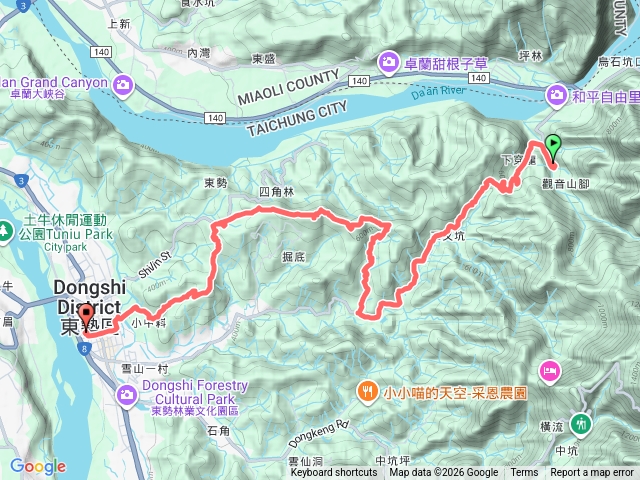 樟之細路第九段(台中Fun假日民宿--豐原客運東勢站)預覽圖