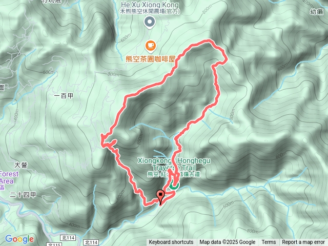 三峽區熊空山竹坑山O型