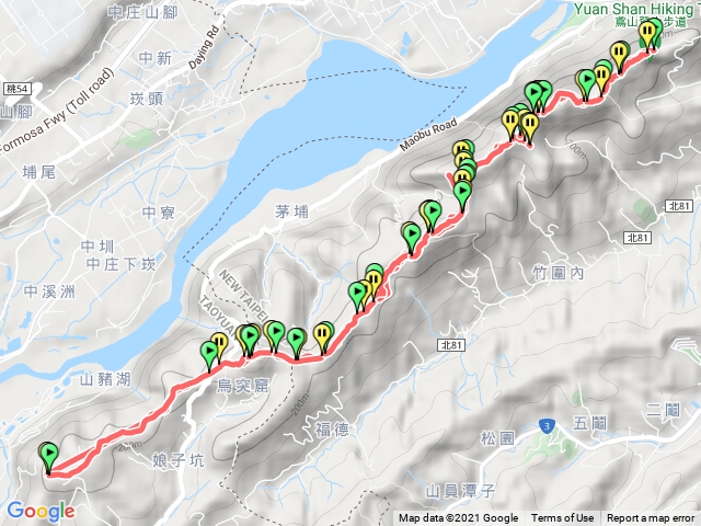 鳶山大鐘娘子坑山來回越野跑