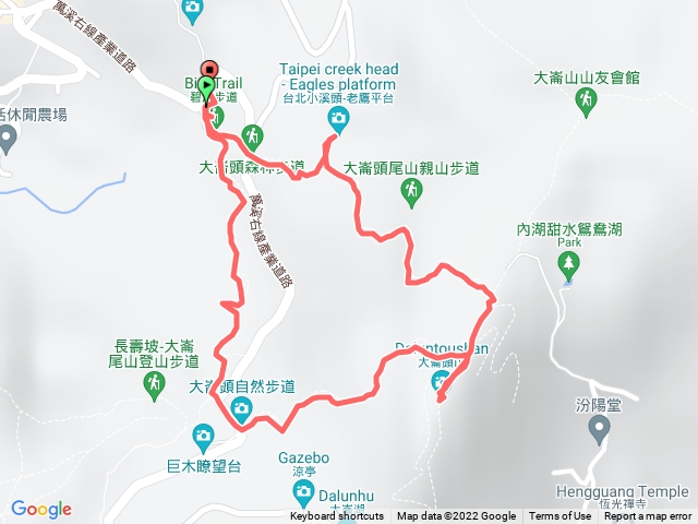 內雙溪小溪頭環狀步道