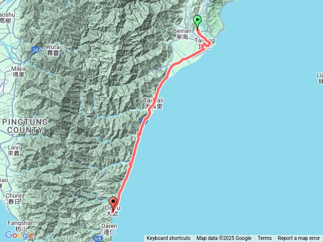 1129騎腳踏車-台東-大武