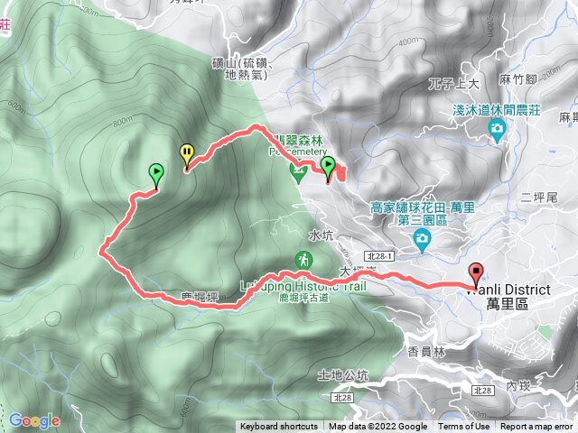 大坪古道-磺嘴山-鹿崛坪古道