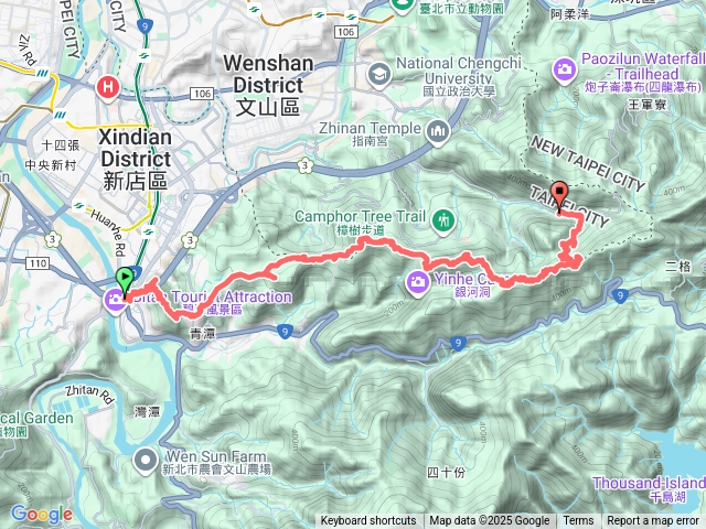 20250927台北天際線第一段之前段(新店到草湳)