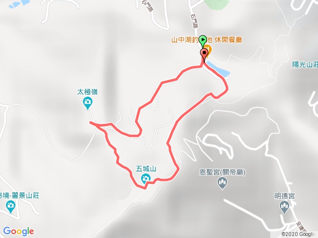 山中湖-太極嶺-五城山