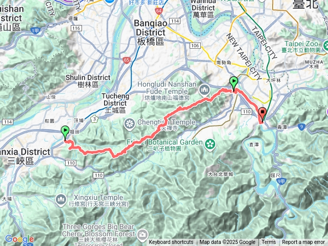 環台北天際線第十段三峽縱走新店_20250906