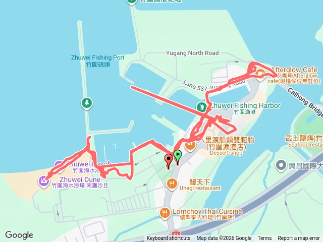 竹圍漁港(桃園裝置藝術)