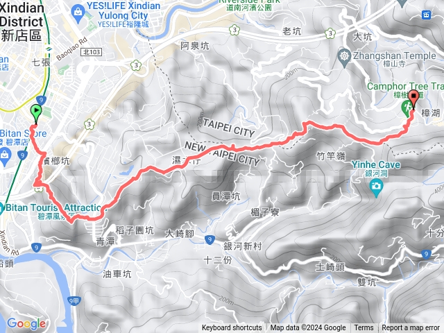 新店小獅山越嶺貓空20240114