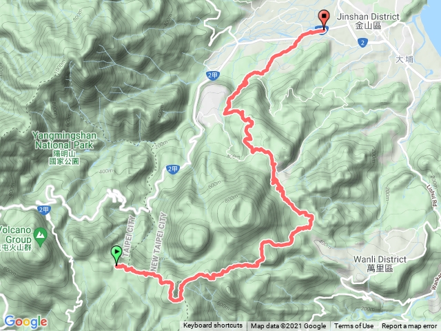 2021-10-30擎天崗-富士古道-大尖山第三草原-荖寮湖-大坪古道-焿子坪地熱口-大孔尾古道-南勢湖古道-金山
