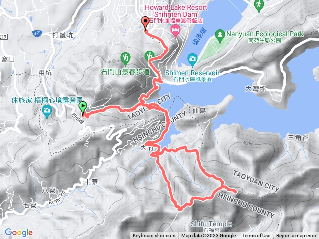 20230521雙石縱走之：石門山-油井窩山-石牛山-登山口（大腳）