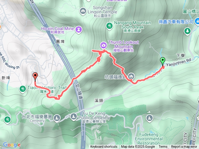 淡蘭古道尋寶任務淡蘭南路第一段：捷運六張犁站至樹梅古道202508301529-公車藍5預覽圖