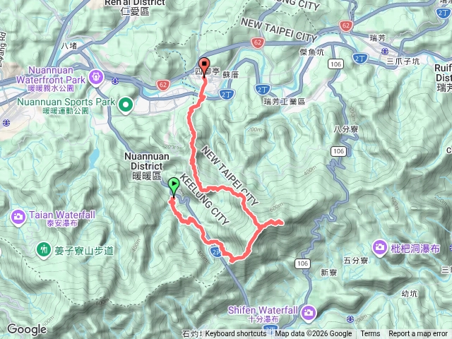 暖冬舊道上五分山連走龍洞山、碇內尖山下四腳亭車站預覽圖