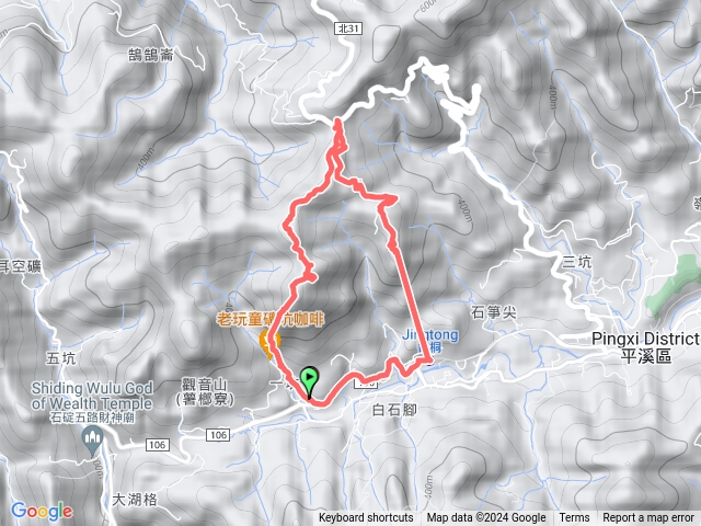 薯榔尖_石筍尖_北稜線O型