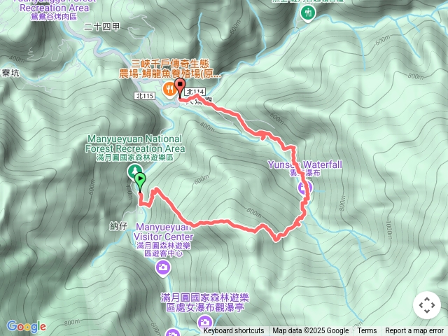 滿月圓組合山瀑布群熊空車站