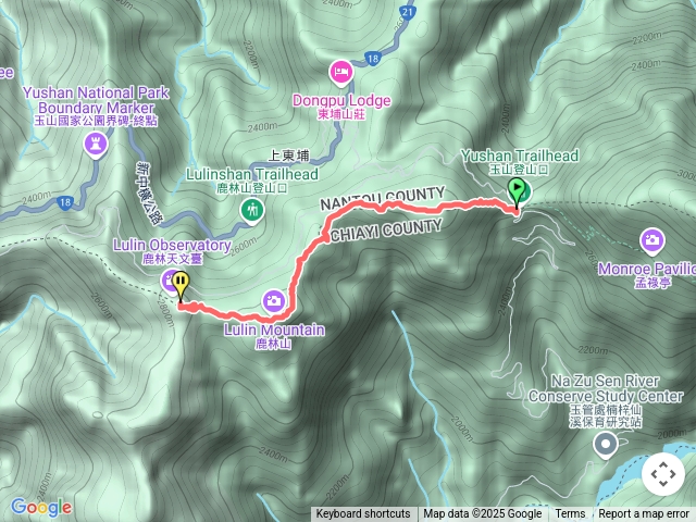 玉山登山口至鹿林前山