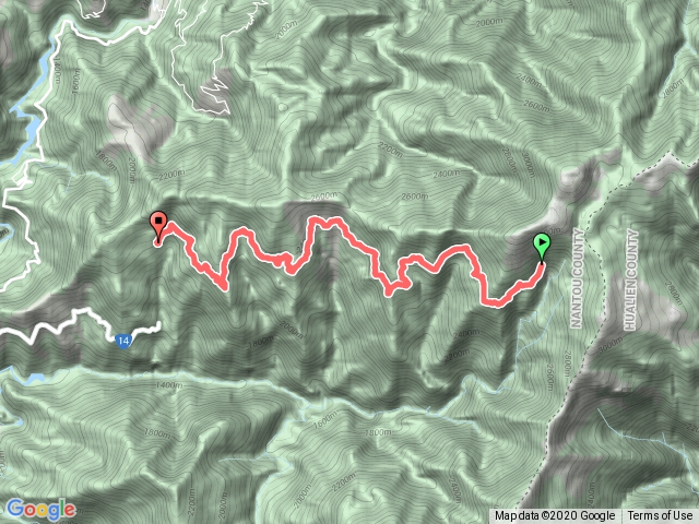 天池山莊走回屯原登山口