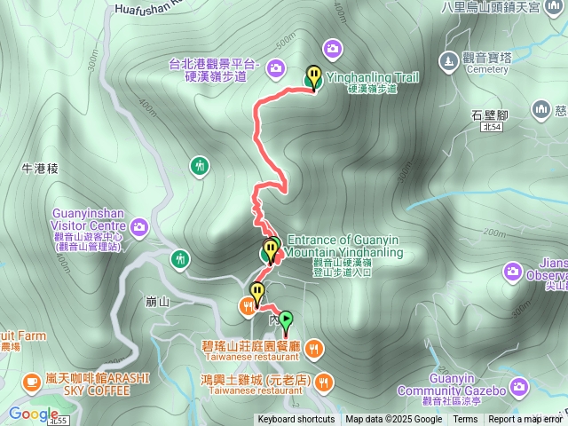 凌雲寺總站觀音山硬漢嶺