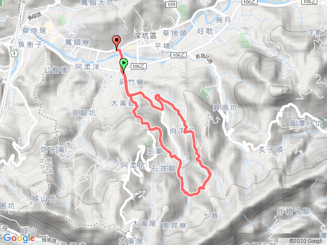 20170107石媽祖古道-向天湖古道支線