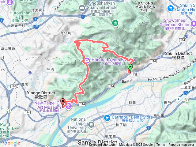 山佳-牛埔山-大湖坑步道-圳頭山-牛灶坑山-龜公山-鶯歌火車站